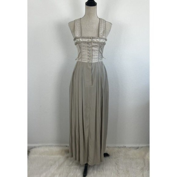 Lisas Landhouse Vintage Trachten Dirndl German Folk Maxi Dress size EU 34 (6) - Picture 1 of 12
